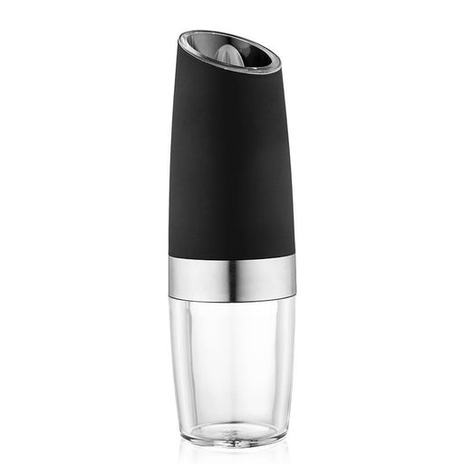saengQ Electric Pepper Grinder Pepper Mill Stainless Steel Automatic Gravity Induction Salt Kitchen Spice Grinder Tools black China