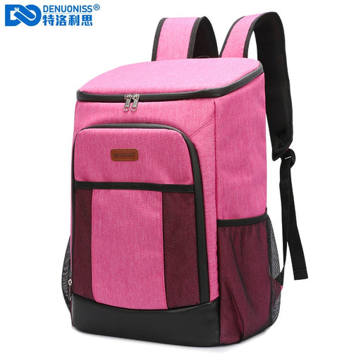 DENUONISS Cooler Bag Backpack Large Capacity Women Insulated Thermal Bag Outdoor 28 Cans Picnic Food Refrigerator Bag For Beer