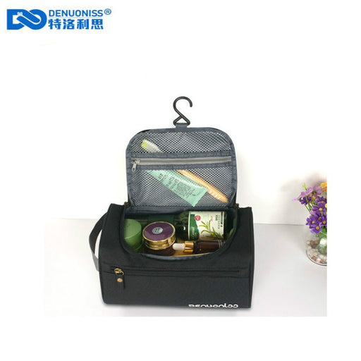DENUONISS Makeup bag Cheap Women Bags Men Large Waterproof Nylon Travel Cosmetic Bag Organizer Case Necessaries Toiletry Bag