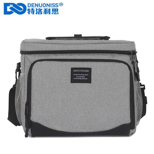 DENUONISS New Waterproof Cooler Bag Refrigerator Thermal bag Oxford 24 Can Large Capacity Thermos Bag Portable Fridge