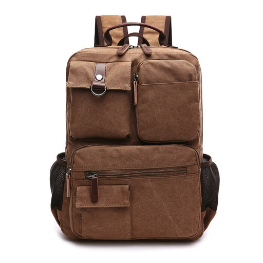 Vintage Canvas Backpacks Men And Women Bags Travel Students Casual For Hiking Travel Camping Backpack Mochila Masculina