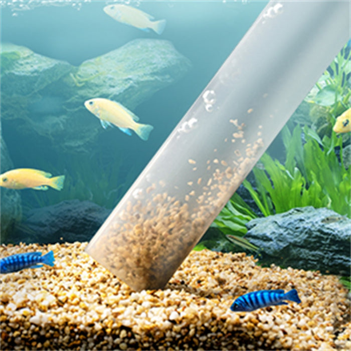 Aquarium Gravel Cleaner Kit Fish Tank Sand Vacuum Cleaner Quick Water Changer with Air-Pressing Button Water Hose Controller