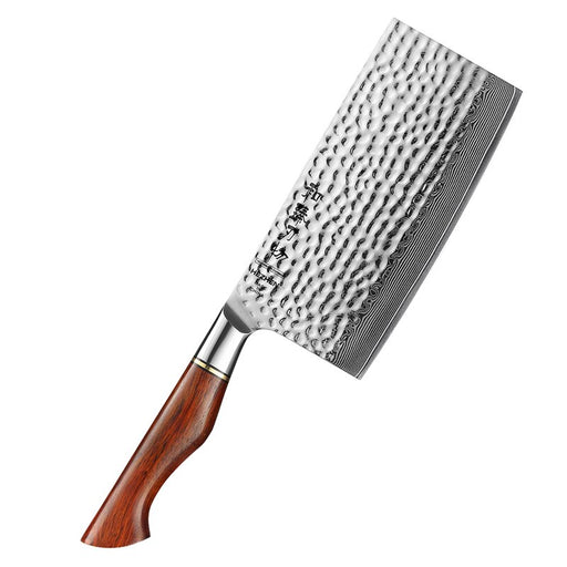 HEZHEN 1-4PC Kitchen Knife Set Slicing 73-Layer Powder Damascus Steel Rosewood Handle Chef Santoku Nakiri Utility knives cleaver knife China