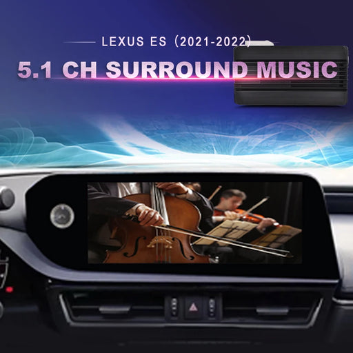 12.3 inch Android Car DVD for Lexus ES (2021-2022) Car Radio Multimedia Video Player Navigation GPS