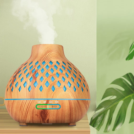 saengQ Electric Aroma Diffuser Air Humidifier Essential oil diffuser Ultrasonic Remote Control Cool Mist Fogger LED Lamp js311 brown China