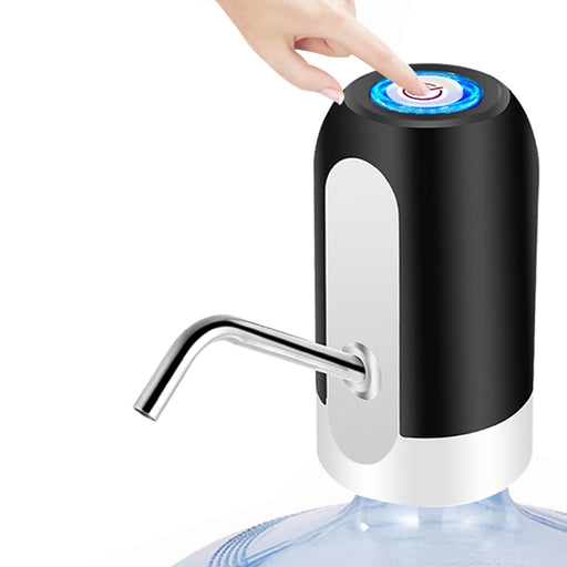 saengQ Water Bottle Pump Electric Water Dispenser Pump USB Charging Automatic Water Pump Auto Switch Drinking Dispenser TY143-black China