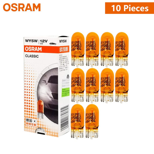 OSRAM Original T10 W5W Amber Standard Interior Light Resver Lamp Yellow Turn Signal Bulb 12V 5W W2.1x9.5d 2827 Wholesale 10pcs Default Title
