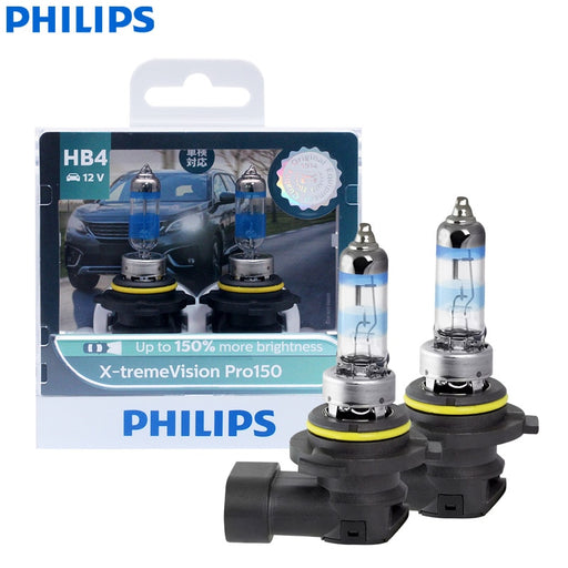 Philips X-tremeVision Pro150 9006 HB4 12V 51W +150% Bright Light Halogen Headlight Car Fog Bulbs ECE Auto Lamp 9006XVPro150 Pair Default Title