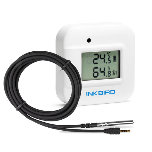 INKBIRD IBS-TH2 Plus Wireless Bluetooth Temperature and Humidity Monitor Waterproof External Probe Magnet for Brewing Meat Home China IBS-TH2 Plus