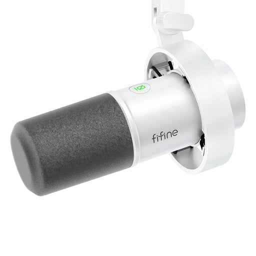 FIFINE USB/XLR Dynamic Microphone with Shock Mount,Touch-mute,headphone jack&Volume Control,for PC or Sound Card Recording -K688 K688W CHINA