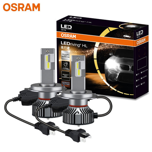 OSRAM LEDriving HL Premium New Gen H4 9003 HB2 YXZ LED Car Headlight 90W 9000lm High Lumens 6000K White Auto Lamps G6204CW, 2X Default Title
