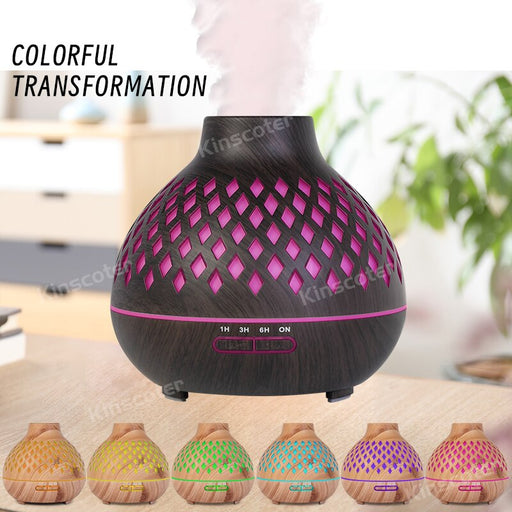 Essential Oil Diffuser Large Capacity 400ml Cool Mist Humidifier Dual Mist Mode Smart Timer Aromatherapy Diffuser