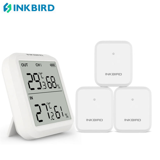 INKBIRD ITH-20R Digital Hygrometer Indoor Thermometer Humidity Gauge Accurate Temperature Display for Baby Room Courtyard Garage