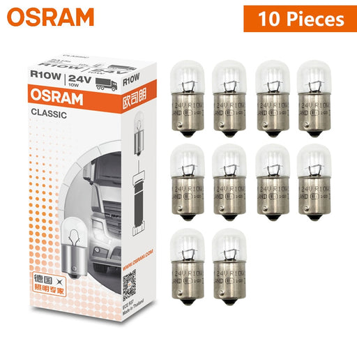 OSRAM R10W 24V 10W Truck Standard Parking Light Original Position Lamps OEM Auto Turn Signal Bulbs BA15s 5637 Wholesale (10pcs) Default Title