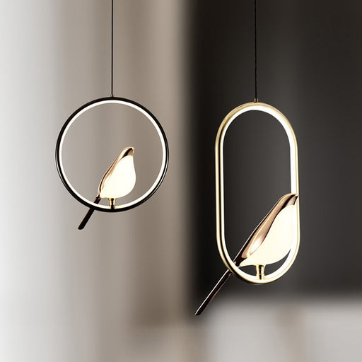 Nordic Creative Design Magpie Pendant Lights Bedroom Decorate Chandeliers Lighting Living Room Kitchen Restaurant Hanging Lamp