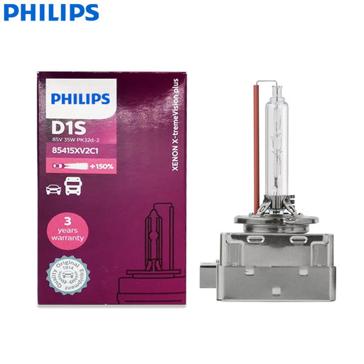 Philips X-treme Vision Plus D1S XV2 4800K +150% Bright White Xenon Bulb HID Car Original Lamp Germany 85415XV2C1, 1 piece Default Title
