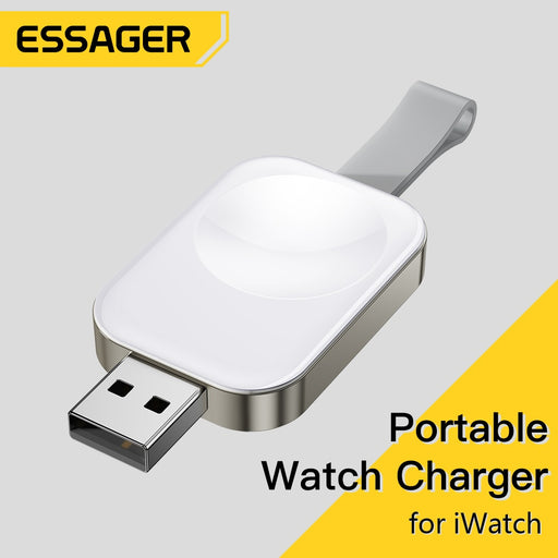 Essager Magsafe Charger For Apple Watch Series 8 7 6 5 4 Portable Magnetic Fast Wireless Charging Dock Station For Apple Watch