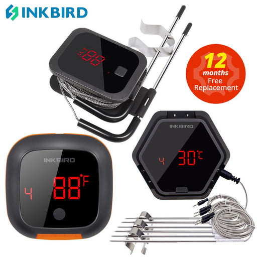 IBT 2X 4XS 6XS 3 Types Food Cooking Household Wireless BBQ Thermometer IBT-2X Probes&amp;Timer For Oven Meat Grill Free App Control