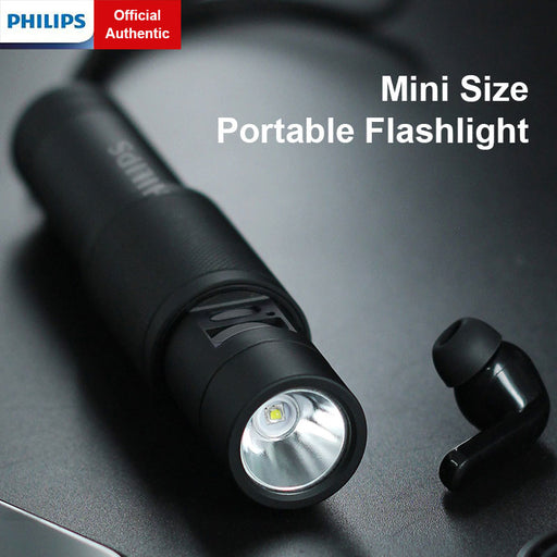 Philips Portable Flashlight with Power Bank Functions 4 Lighting Modes Rechargeable Camping Light for Hiking Self Defense Default Title