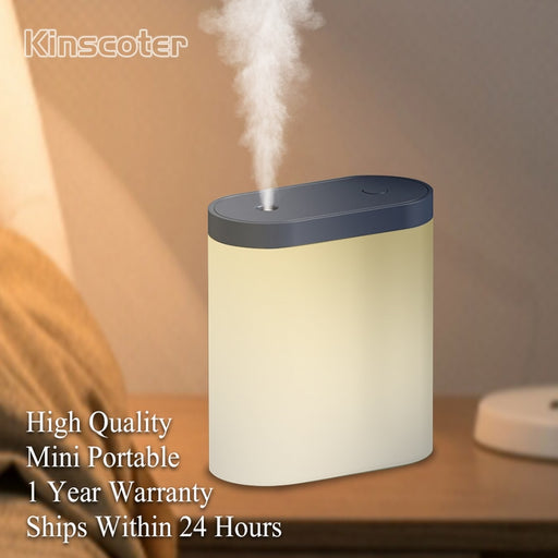 280ml Air Humidifier Portable USB Aroma Diffuser With Night Light Cool Mist For Bedroom Home Car Plants Purifier Humificador