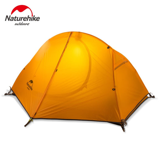 Naturehike Tent Winter Nylon Waterproof 1 Person Tent Ultralight Backpacking Hiking Tent Awning Cycling Single Camping Tent