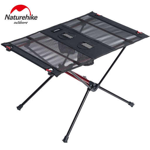 Naturehike Picnic Table Collapsible Roll Up Portable Outdoor Foldable Fishing Table Ultralight Aluminum Folding Camping Table