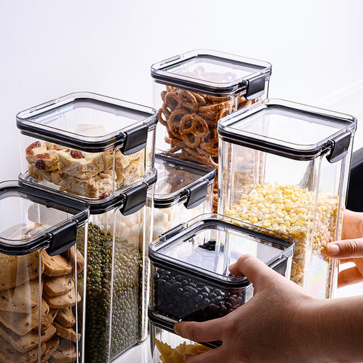 Food Storage Containers Kitchen Refrigerator Noodle Box Multigrain Storage Transparent Sealed Cans Dried Fruit Tea Plastic Jar