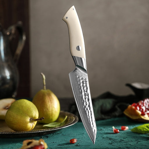 HEZHEN 5 Inch Utility Knife Damascus Steel Kitchen Knife Cooking Cutlery 2022 New Design Kitchen Tools a utility knife