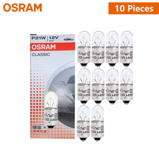 OSRAM Original T4W 3893 Line Metal Bases Car Parking Light Clearance Door Lamps Interior Bulbs BA9s 12V 4W Wholesale 10pcs Default Title