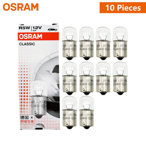 OSRAM Original R5W Car Signal Bulb Standard Interior License Plate Door Light OEM Auto Lamp 12V 5W 5007 Wholesale 10 Pieces Default Title