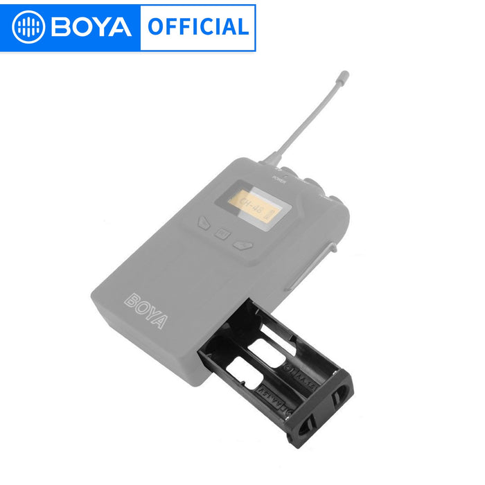 BOYA Solid ABS Battery Case Compartment Replacement for BY-WM6,WM8 Wireless Lavalier Microphone