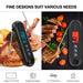 INKBIRD Digital Food Thermometer IHT-2XP Supports External 2 Probes Instant Read Magnetic Back Ideal for BBQ Smoker Oven Soups