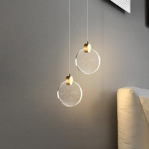Nordic Modern K9 Crystal Led Chandeliers Lighting For Bedroom Bedside Hanging Lamp Dining Room Restaurant Decors Pendant Lamp