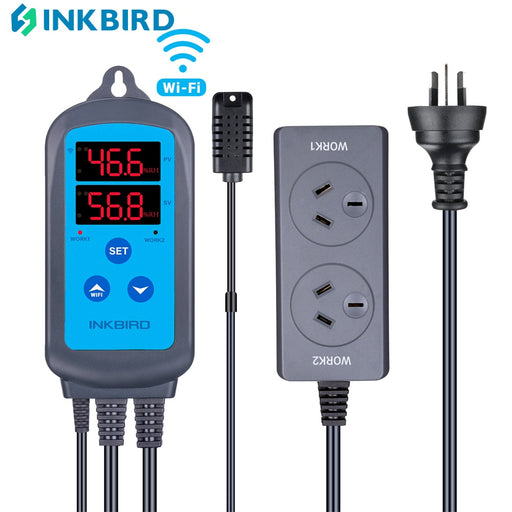 INKBIRD IHC-200-WiFi Digital Humidity Controller Plug-n-Play Humidity Sensor Support Humidifier Dehumidifier Fan iOS&amp;Andriod