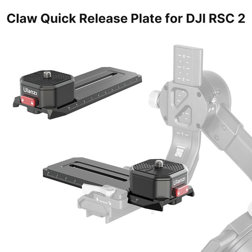 Ulanzi Claw Quick Release Plate for DJI RSC 2 Stabilizer Gimbal