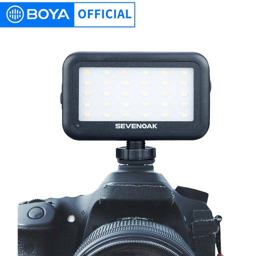 BOYA SK-PL30 Mini LED Video Light Photographic Selfie Lighting for Smartphone Youtube Makeup Video Studio Tripod Streaming
