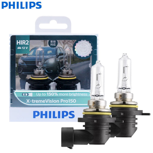 Philips X-tremeVision Pro150 9012 HIR2 12V 55W 150% Bright Light Halogen Headlight Car Fog Bulbs ECE DRL Light 9012XVPro150 Pair Default Title