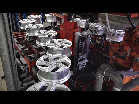 Amazing Modern Car Wheel Mass Production Factory. Korean Alloy Wheel Manufacturing Process