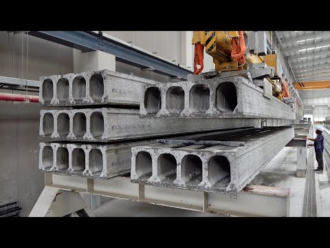 Amazing Automated Mass Production and Concrete Manufacturing Process