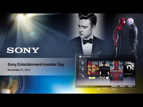 Sony Entertainment Investor Day 2013